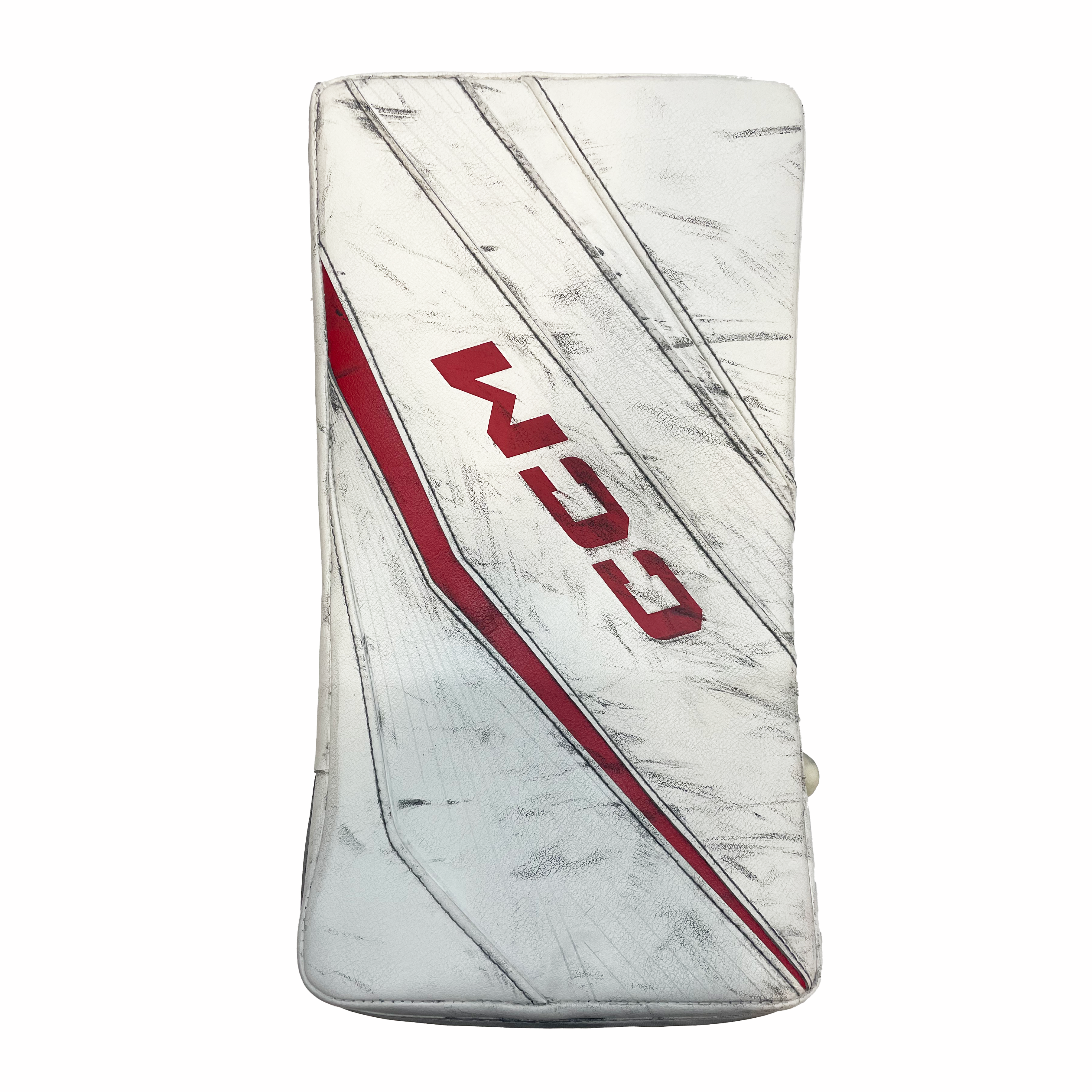 CCM Extreme Flex 6 - Ensemble complet de gardien de but senior AHL Pro Stock d'occasion (blanc/rouge)